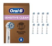 Cabezales de cepillo de dientes Braun Oral-B 4210201320180 Sensitive Clean para una limpieza suave en paquete de 8