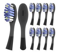 Cabezales de cepillo de dientes de repuesto compatibles con la punta de hilo dental Colgate 360, cabezales de cepillo compatibles con Colgate Keep/Optic White Soft Manual para adultos, paquete de 10