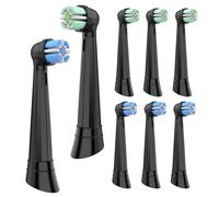 Cabezales de cepillo de dientes de repuesto compatibles con Oral B iO, 8 cabezales de cepillo de dientes eléctricos compatibles con Oral-B iO 3/4/5/6/7/8/9/10, cabezales de cepillo para una