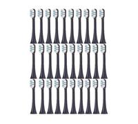 Cabezales De Cepillo De Dientes De Repuesto T301/T302/T501/T501C, Compatibles Con Xiaomi, Cabezales De Cepillo De Dientes De Cerdas Suaves T301/T302/T501/T501C(Black-30pcs)