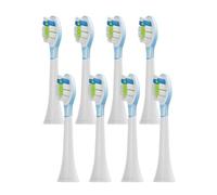 Cabezales de cepillo de repuesto, 8 Uds. Compatible con Philips aspiradora de cepillo de dientes eléctrico HX6064 HX6930 HX6730 4100 6500 6100 5300 C3(PS green)