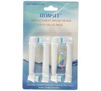 Cabezales de cepillo de repuesto compatibles con cepillo de dientes eléctrico 4/8/12/16/20 unidades ForProfessional Care/Professional Care SmartSeries/TriZone/Advance Power/Pro Health/Triumph/3D Excel/Vitality Precision Clean/Vitality Dual Clean, 4