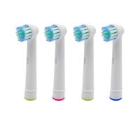 Cabezales De Cepillo De Repuesto, Compatibles Con Cepillo De Dientes Eléctrico Oral-B Fit Advance Power/Pro Health/Triumph/3D Excel/Vitality Precision Clean(4 Pcs)