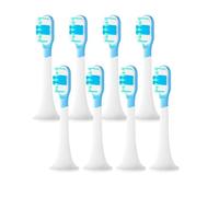 Cabezales de cepillo de repuesto compatibles con XIAOMI MIJIA T300/T500 Sonic Toothbrush Dupont boquillas de silicona de cerdas suaves (8 bj verde)