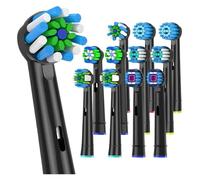Cabezales De Cepillo De Repuesto De 4/12 Uds., Compatibles Con Cepillo De Dientes Eléctrico Oral-B Advance Power/Vitality Precision Clean/Pro Health/Triumph/3D Exce(12Variety Pack Black)