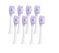 Cabezales De Cepillo De Repuesto De 4/8 Uds., Compatibles Con Xiaomi, Compatibles Con Mijia,MES609/610 Pro, Paquete Sellado De Cepillo De Dientes Eléctrico Sónico(8 pcs purple)
