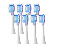 Cabezales De Cepillo De Repuesto De 8 Uds, Compatibles Con Philip, Diamond Series HX6064 HX6930 HX6730, Boquilla De Vacío For Cepillo De Dientes Eléctrico Sónico A3(8 purple A3)