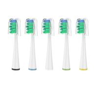 Cabezales de cepillo de repuesto para cepillo de dientes Waterpik Sensonic 2023, con fundas, blanco, 4 unidades #01