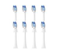 Cabezales de cepillo dental, compatible con Philips, HX9322 HX9331 | HX6201, HX3671, HX7100, HX4100, HX3211, HX6710, HX6901, plástico, adultos(8pcs White)