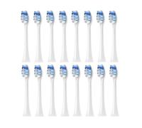 Cabezales de cepillo dental, compatible con Philips, HX9322 HX9331 | HX6201, HX3671, HX7100, HX4100, HX3211, HX6710, HX6901, plástico, adultos(16pcs White)