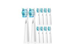 Cabezales de cepillo dientes, compatibles con Yunchi, Seago 507 y productos eléctricos for el cuidado dental(10pcs white)