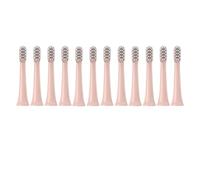 Cabezales de cepillo reemplazables, compatibles con dientes T100, boquillas aspiración cerdas suaves y repuestos(24Pink)
