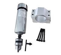 Cabezales de husillo taladro 48V Aire enfriado 0.5KW Máquina herramienta Husillo/Fuente alimentación Velocidad del Gobernador Mm Soportes montaje Tallado, Perforación(Package 3)
