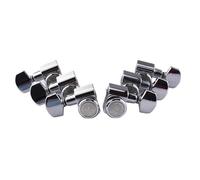 Cabezales De Máquina De Guitarra 1 juego de afinadores de guitarra cromados con bloqueo sin tornillos de 6 7 y 8 cuerdas(3L3R)