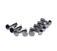 Cabezales De Máquina De Guitarra 1 juego de afinadores de guitarra cromados con bloqueo sin tornillos de 6 7 y 8 cuerdas(3L4R)