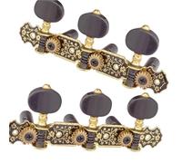 Cabezales De Máquina De Guitarra Clavijas de afinación para guitarra clásica doradas 3R llaves de afinación piezas y accesorios