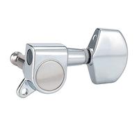 Cabezales de máquinas de Golden Gate F-2205 Deluxe para guitarra acústica 6 persona (3 de 3) de cromo