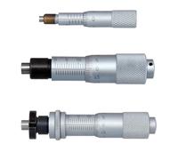 Cabezales de micrómetro de 0-5mm, 0-6,5mm, 0-13mm, precisión de 0,01mm, herramienta de medición plana, tipo hilo, ajuste moleteado, dedal de diámetro(0001-350 6.5mmFlat)