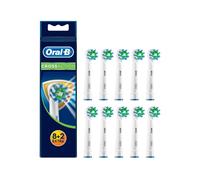 Cabezales de Recambio para Cepillo de Dientes Oral-B CrossAction Blancos (10 Unidades)