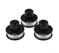 Cabezales de recortadora para Black & Decker A6226 GL250 GL310 GL360 Bump Feed Spool Set 6m Line Replacement Accessories 3 Pieces Easy Install For Garden Lawn