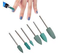 Cabezales de Reemplazo de Archivos de Uñas Eléctricos, Brocas de Uñas para Brote de Taladro de Uñas para Taladro de Uñas 6pcs de Tocadina de Uñas Arte de Uñas Manicura Manicura para Moler de Pulido