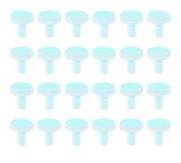 Cabezales de reemplazo de archivos de uñas para bebés de 24 piezas, almohadillas de reemplazo de recortador de uñas de plástico para núcleos para un recortador de niños eléctricos estándar, traje