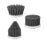 Cabezales de Reemplazo de Pincel de Limpieza Eléctrica de Akozon para Cocina y Baño - Pequeño Redondo, Ronda Grande, Pincel Puntiagudo, Fibra Resistente + Esponja + Almohadilla de Fregado +