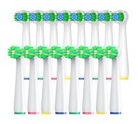 Cabezales de repuesto compatibles con cepillo de dientes eléctrico Oral B Pro 1000/500/Genius X/Smart 1500, 8 recambios de precisión para cuidado sensible, 8 piezas de limpieza cruzada para limpieza