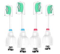 Cabezales de repuesto compatibles con cepillo de dientes eléctrico Philips Sonicare E Series, paquete de 4 cabezales de cepillo de dientes para E Series Sonicare, para HX7023/64, HX7023/30, color