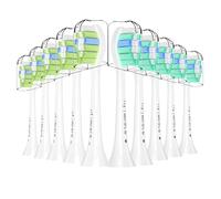 Cabezales de repuesto compatibles con cepillos de dientes eléctricos Philips Sonicare, cabezales de repuesto para cepillos de dientes eléctricos Philips Sonic Care, 10 unidades