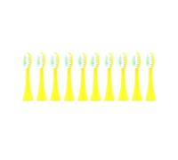 Cabezales De Repuesto Compatibles Con Cepillos De Dientes Eléctricos Sónicos For Niños, Cabezales Suaves, Limpieza Profunda, Puntas Inteligentes, Accesorios.(Yellow 10pcs head)