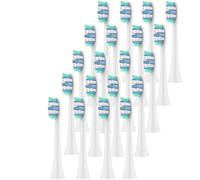 Cabezales de repuesto compatibles con cepillos dientes eléctricos Philips Sonicare 1100, 2100, 4100, 4300, 5100 y 5300(20pcs)
