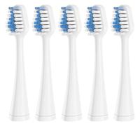 Cabezales de repuesto compatibles con cepillos dientes eléctricos Waterpik Complete Care 5.0/9.0, boquillas cerdas suaves y higiénicas (5/10 unidades)(5pcs white)