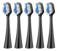 Cabezales de repuesto compatibles con cepillos dientes eléctricos Waterpik Complete Care 5.0/9.0, boquillas cerdas suaves y higiénicas (5/10 unidades)(5pcs black)