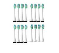 Cabezales De Repuesto Compatibles Con Cepillos Dientes Philips Sonicare Series HX3, HX6 Y HX9: HX3210, 3211, 6150, 6500, 6510, 6530, 9342 6730(16pcs P2)