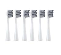 Cabezales de repuesto compatibles con O oquillas for cepillos de dientes eléctricos sónicos ean Flow/X PRO Elite/X PRO/F1/Z1/One/Air2 con cerdas suaves DuPont.(6 HUIOC)