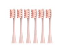 Cabezales de repuesto compatibles con O oquillas for cepillos de dientes eléctricos sónicos ean Flow/X PRO Elite/X PRO/F1/Z1/One/Air2 con cerdas suaves DuPont.(6 FOC)