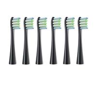 Cabezales de repuesto compatibles con O oquillas for cepillos de dientes eléctricos sónicos ean Flow/X PRO Elite/X PRO/F1/Z1/One/Air2 con cerdas suaves DuPont.(6 HOC)