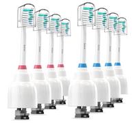 Cabezales de repuesto compatibles con Philips Sonicare E-Series, cabezales de repuesto compatibles con Sonicare E-Series Essence Xtreme Elite Advance y CleanCare cepillo de dientes eléctrico de rosca,