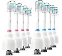 Cabezales de repuesto compatibles con Philips Sonicare E-Series, cabezales de repuesto compatibles con Sonicare E-Series Essence Xtreme Elite Advance y CleanCare cepillo de dientes eléctrico de rosca,