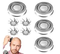 Cabezales de Repuesto Compatibles con Skull Shaver Pitbull, Cuchillas Flotantes 360° Fáciles de Instalar para Afeitadora Eléctrica (4 piezas)