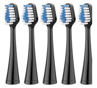 Cabezales de repuesto compatibles con Waterpik Complete Care 5.0/9.0, cabezales de cepillo de dientes eléctrico, boquillas de cerdas suaves de higiene, 5/10 unidades(5pcs black)