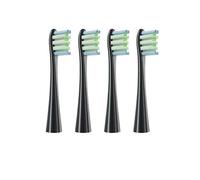 Cabezales de repuesto compatibles con X/X PRO/Z1/F1, cepillo dientes eléctrico sónico, boquillas cabezal aspiración cerdas suaves, 4 unidades(4Black)