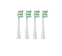 Cabezales de repuesto compatibles con X/X PRO/Z1/F1, cepillo dientes eléctrico sónico, boquillas cabezal aspiración cerdas suaves, 4 unidades(4White)