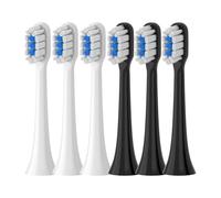 Cabezales de repuesto compatibles con Xiaomi Mijia T301, T302, T501 y 501C. Cabezal cepillo dientes eléctrico Sonic boquillas cerdas suaves(T301-302-WH3BK3)