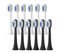 Cabezales de repuesto compatibles con Xiaomi Mijia T301, T302, T501 y 501C. Cabezal cepillo dientes eléctrico Sonic boquillas cerdas suaves(T301-302-WH6BK6)