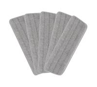 Cabezales de repuesto de microfibra para mopas húmedas/secas, compatibles con el sistema de cuidado de suelos Bona (paquete de 5) (gris)
