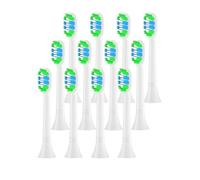 Cabezales De Repuesto For Cepillo De Dientes, 12 Uds., Compatibles Con Philips, Cabezal De Cepillo Eléctrico De Repuesto Suave Sonicare 4100 6500 6100 7500 5(12PCS Green)