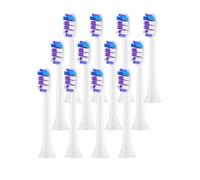 Cabezales De Repuesto For Cepillo De Dientes, 12 Uds., Compatibles Con Philips, Cabezal De Cepillo Eléctrico De Repuesto Suave Sonicare 4100 6500 6100 7500 5(12PCS Purple)