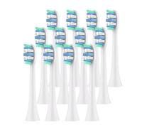 Cabezales de repuesto for cepillo de dientes, compatibles con cabezales de cepillo eléctrico Philips Sonicare 1100, 2100, 4100, 4300, 5100, 5300, etc.(12pcs)